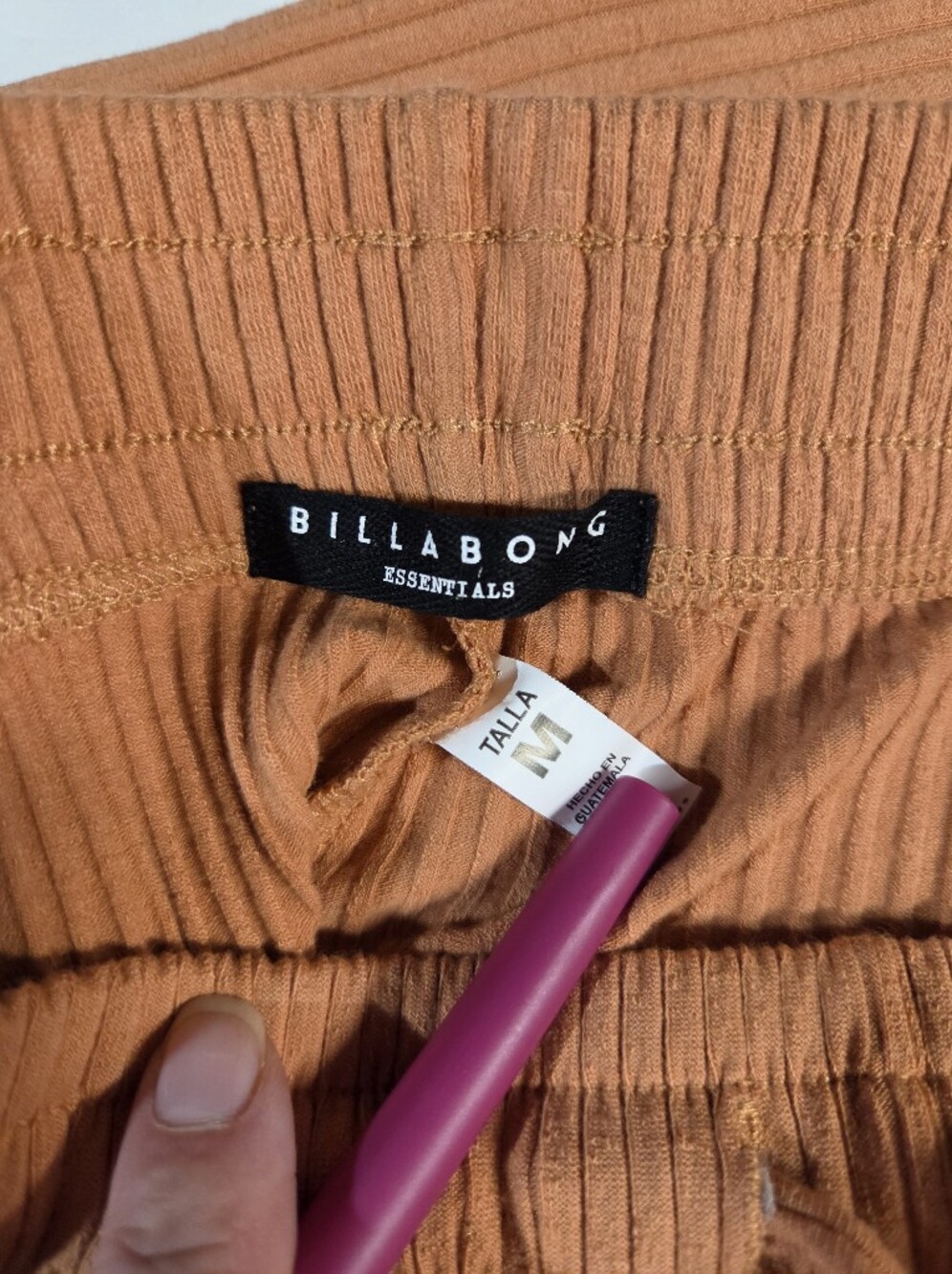 Billabong Ribbed Wide-Leg Pants & Tank Set - Rust Orange - Picture 12 of 15